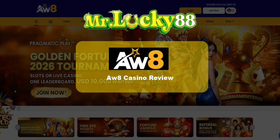 aw8 casino review - #1 Malaysia Online Casino