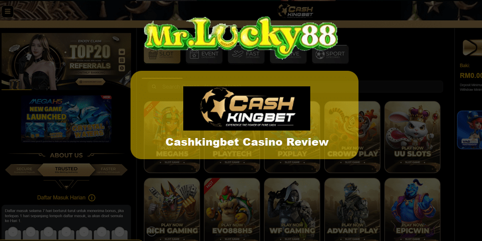 Cashkingbet full casino review