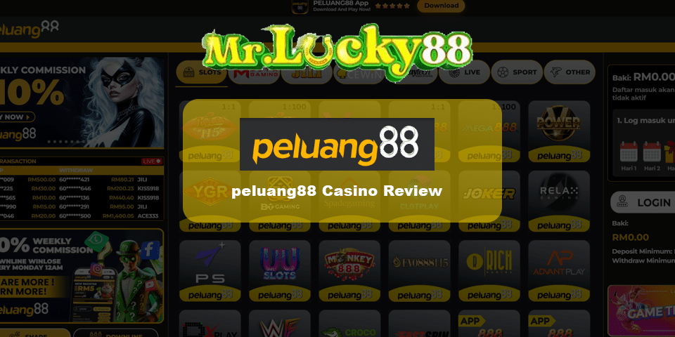 Peluang88 online casino review
